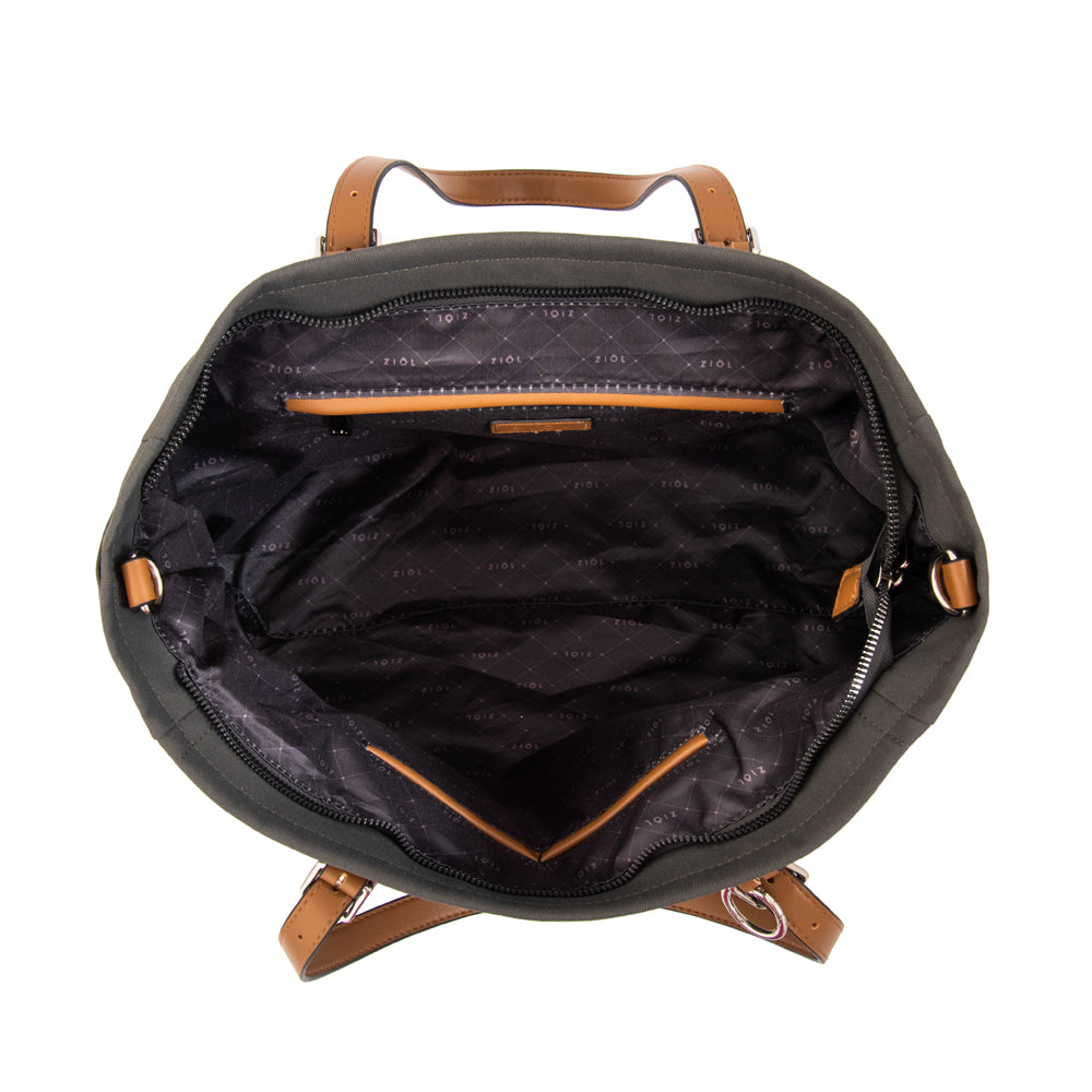 Cartera Dos Asas Marta Gris