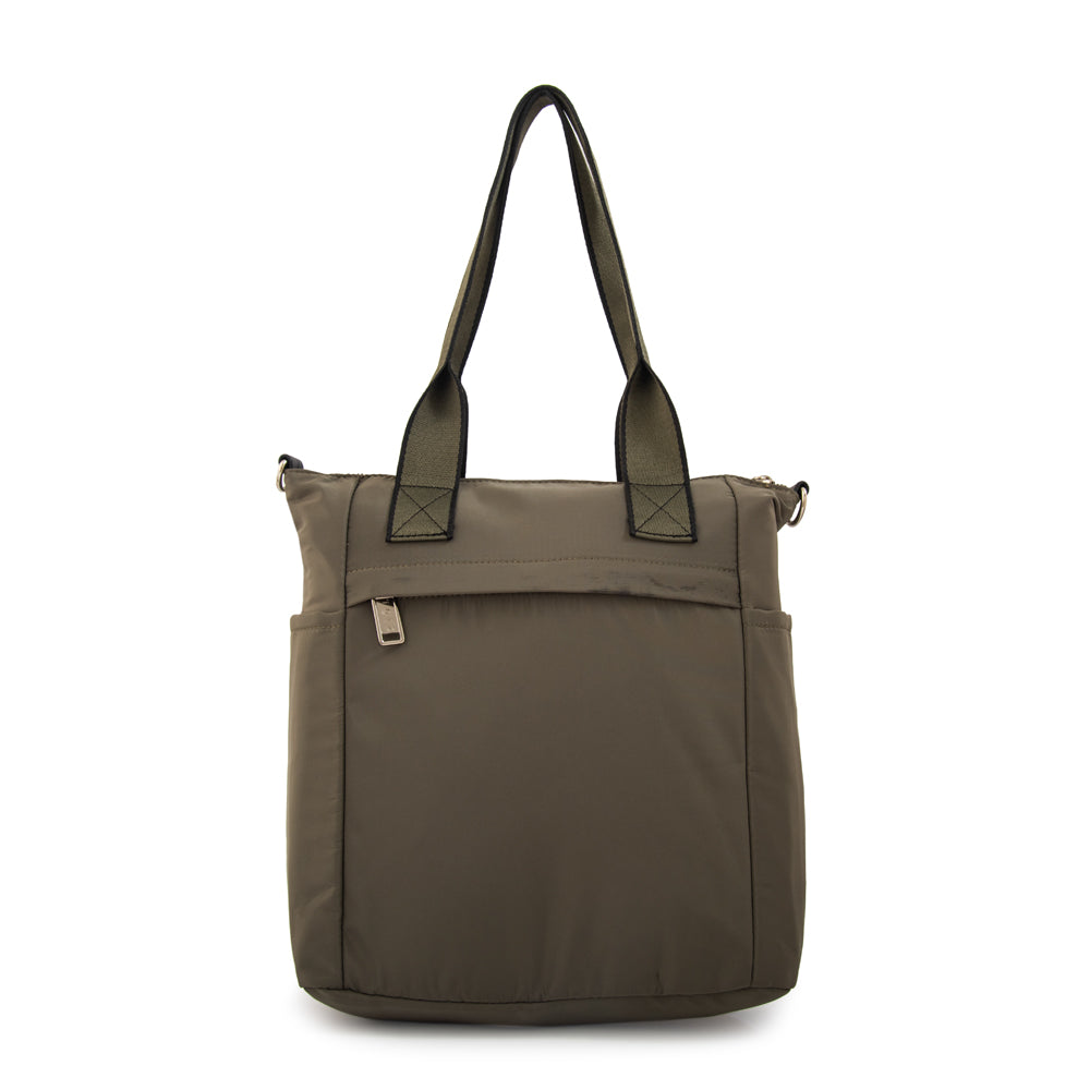 Cartera Dos Asas Fiona Verde Oscuro