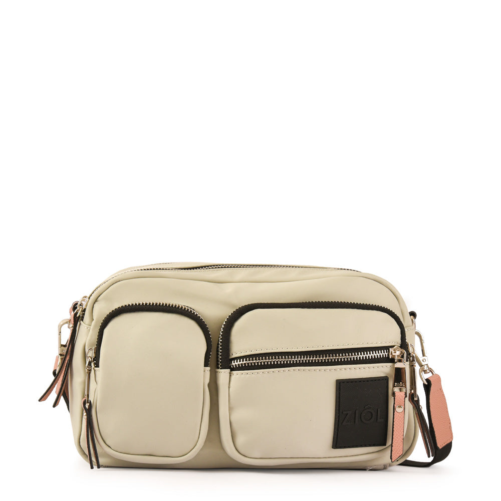 Crossbody Fadora Blanco Crudo