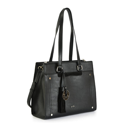 Cartera Dos Asas Tres Divisiones Inisa Negro