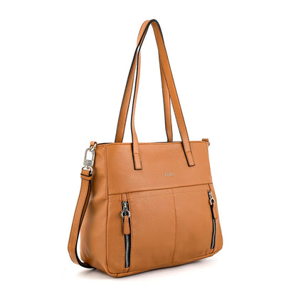 Cartera Dos Asas Willow Camel