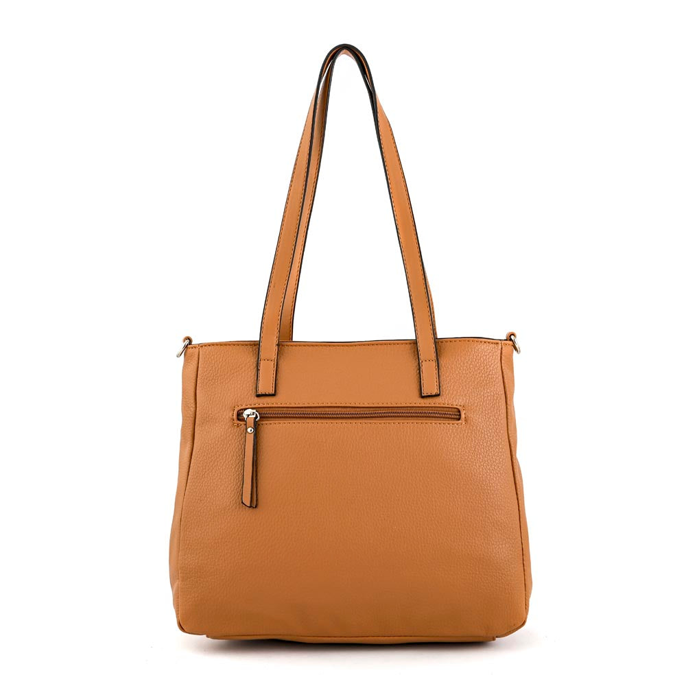 Cartera Dos Asas Willow Camel