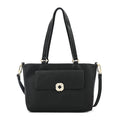 Cartera Dos Asas Agata Negro