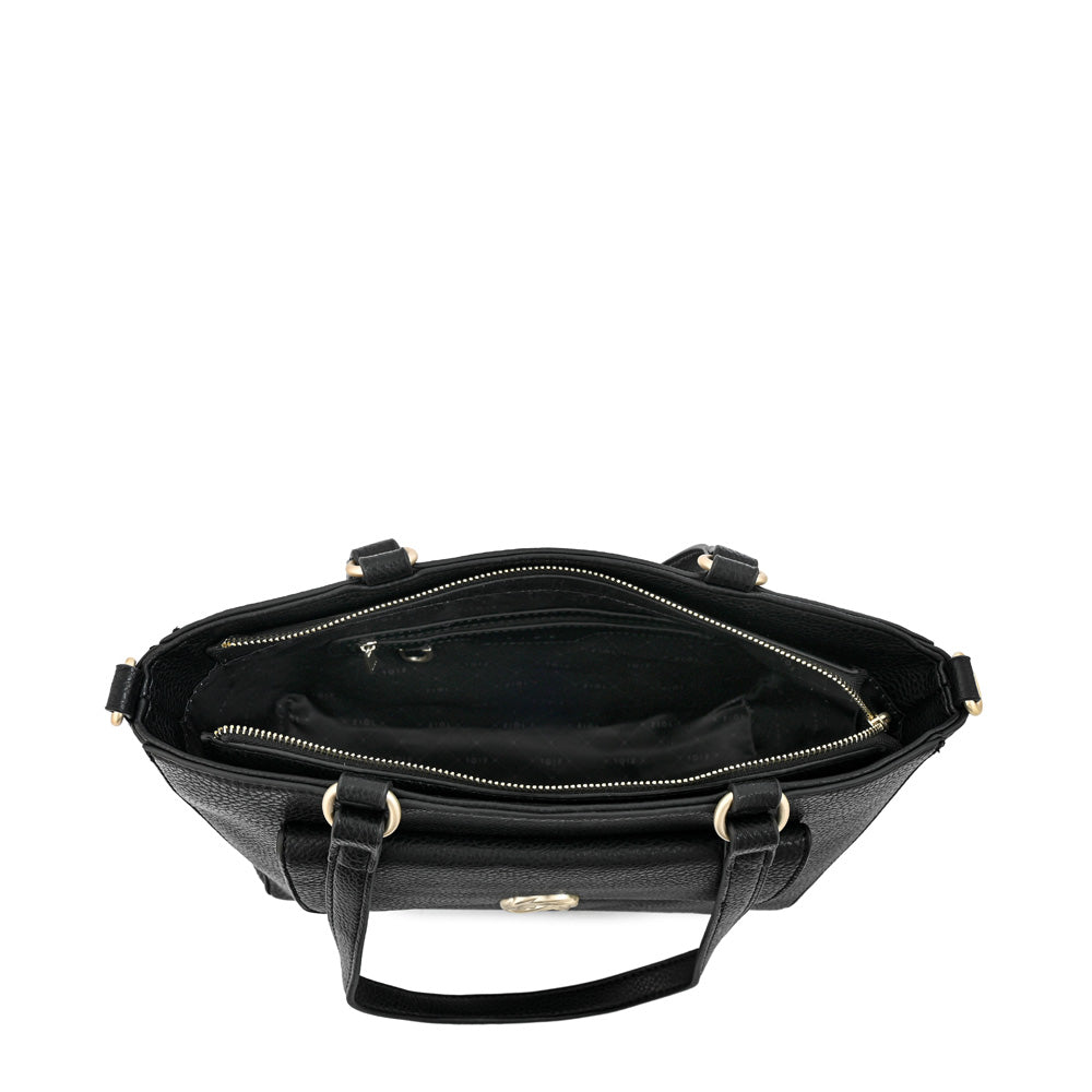 Cartera Dos Asas Agata Negro