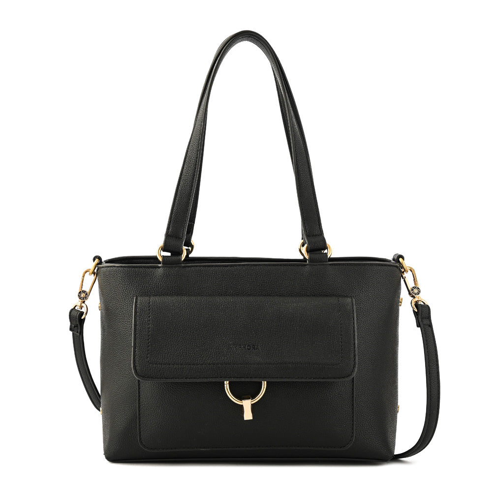 Cartera Dos Asas Griselda Negro
