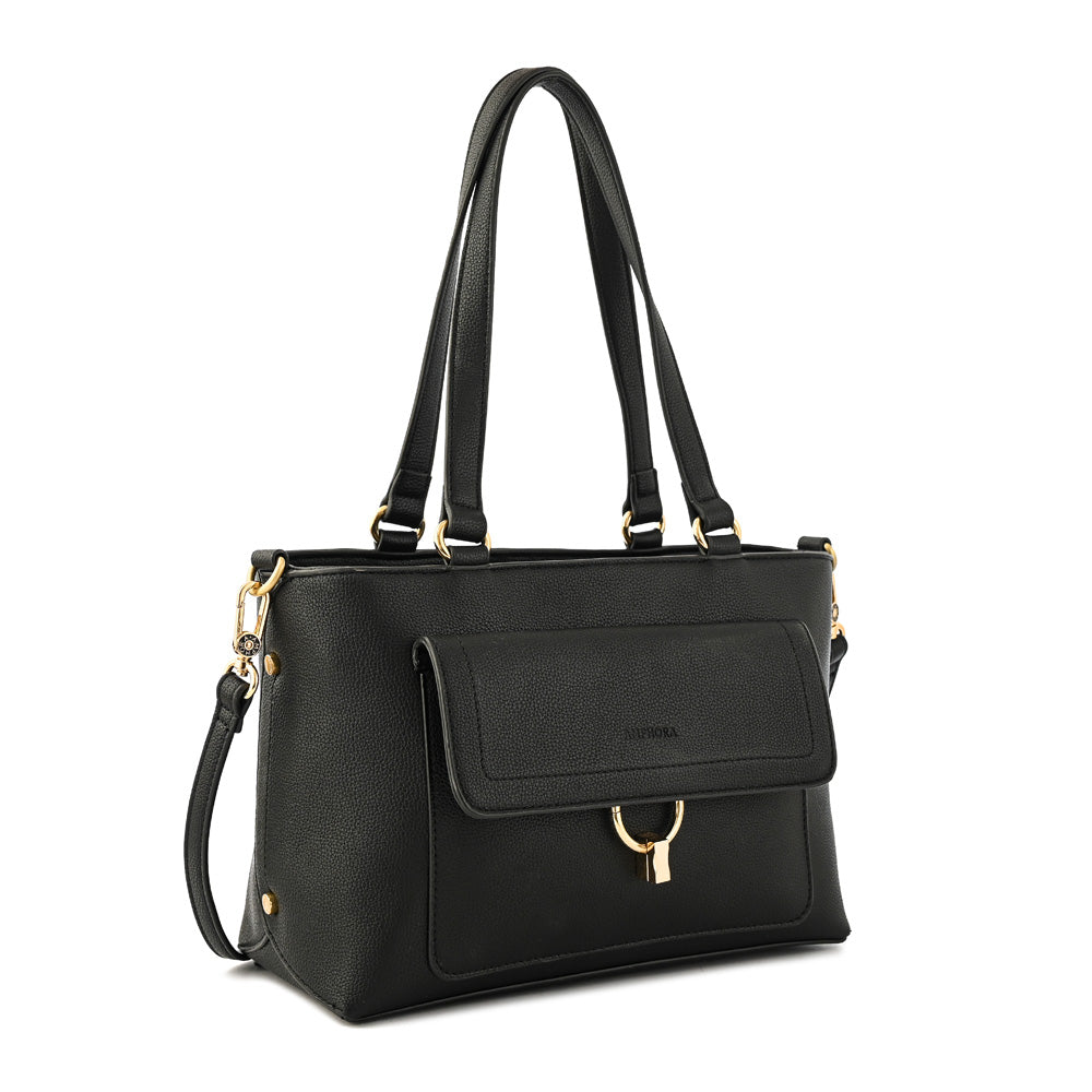 Cartera Dos Asas Griselda Negro