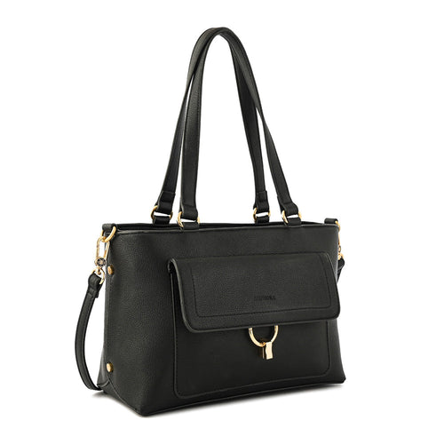 Cartera Dos Asas Griselda Negro