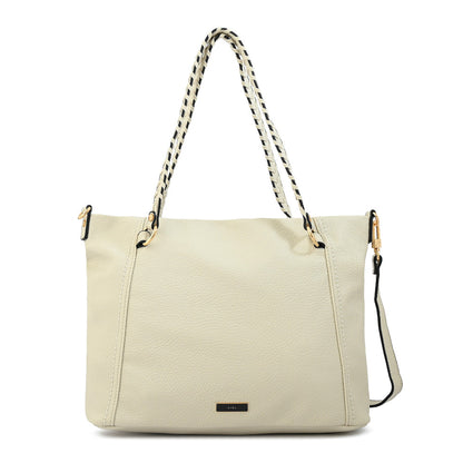 Cartera Dos Asas Rosita Blanco Crudo