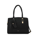 Cartera Dos Asas Yanina Negro