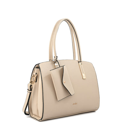Cartera Dos Asas Yanina Blanco Crudo
