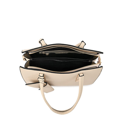 Cartera Dos Asas Yanina Blanco Crudo