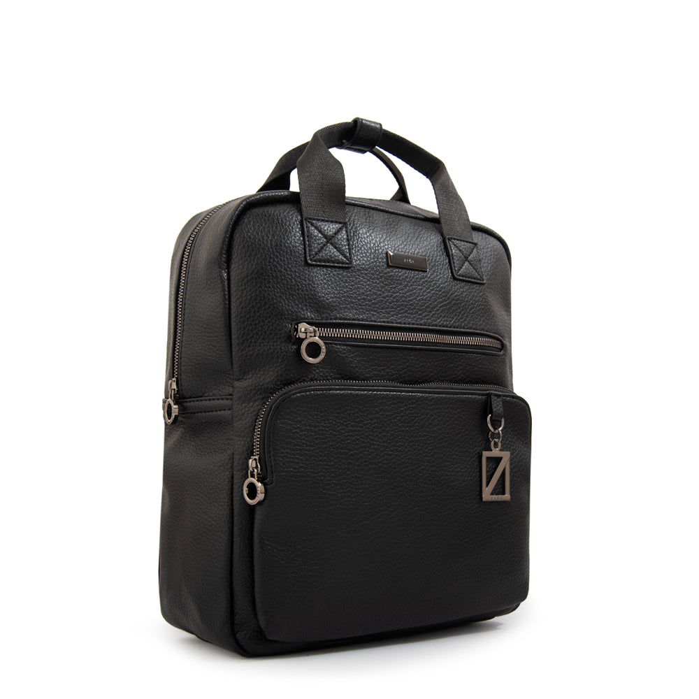 Mochila Helena Granulado Negro