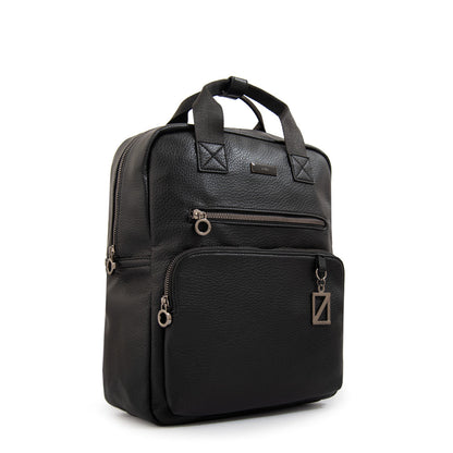 Mochila Helena Granulado Negro