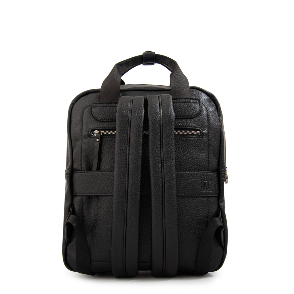 Mochila Helena Granulado Negro