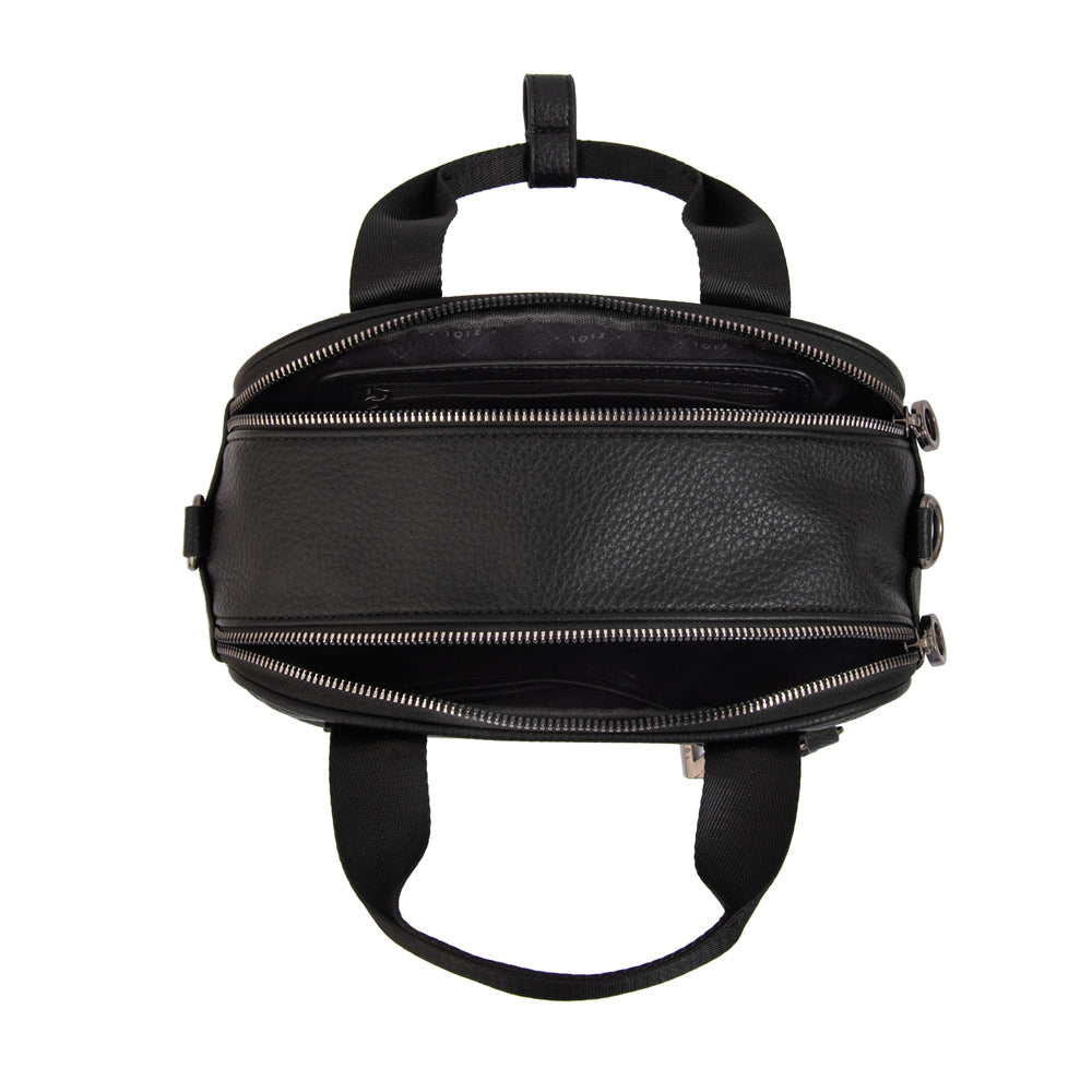 Crossbody Helena Granulado Negro