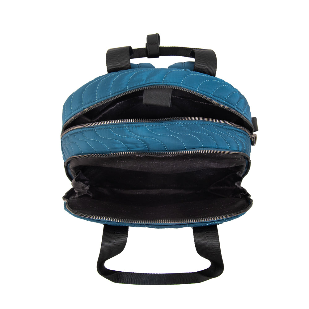 Mochila Abigail Nylon Petroleo
