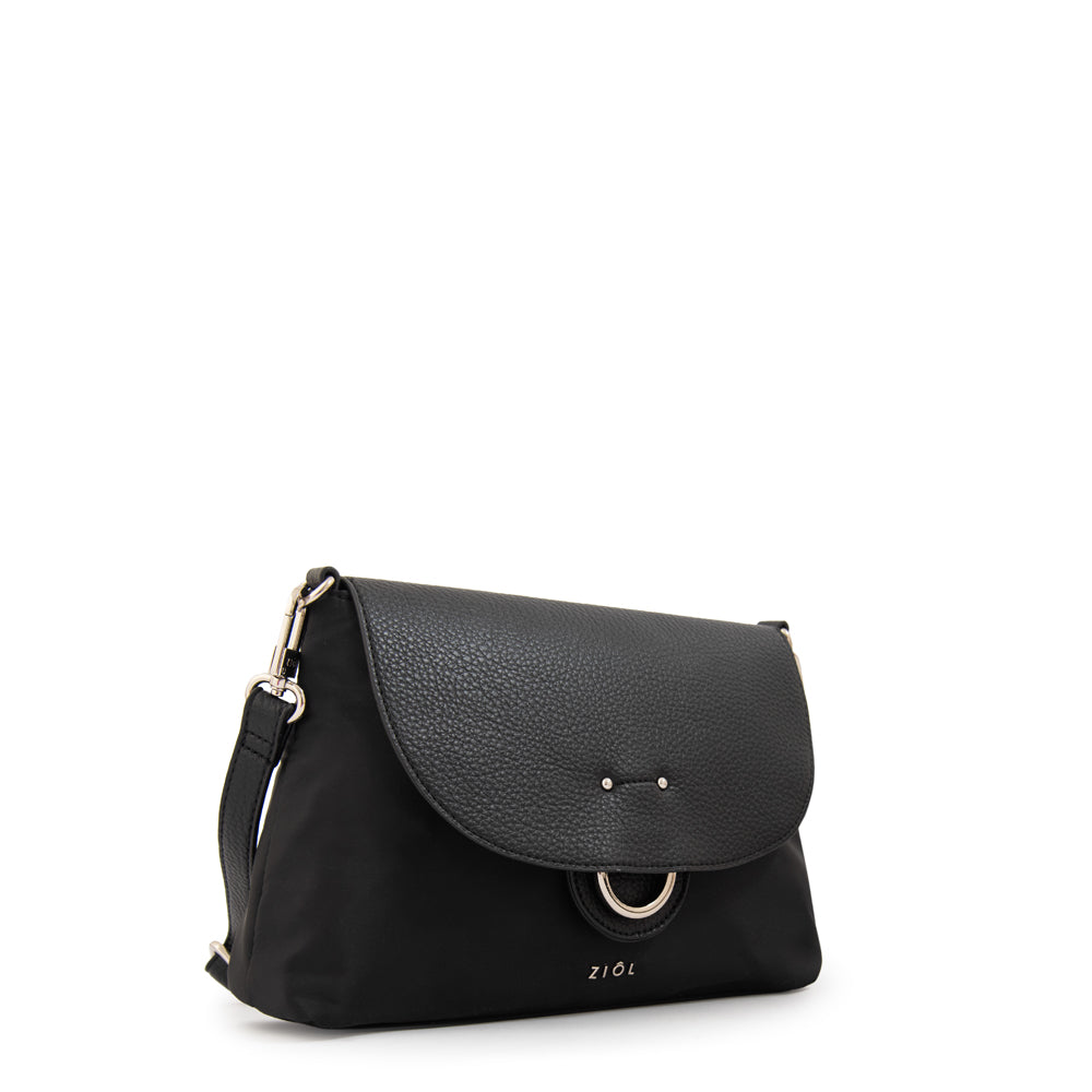 Crossbody Anastasia Nylon Negro