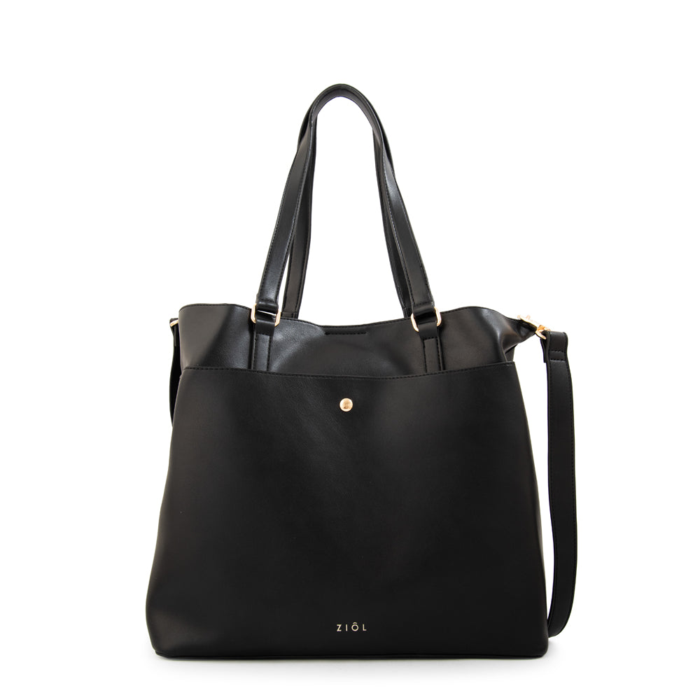 Cartera Dos Asas Siberia Negro