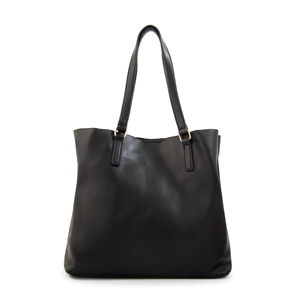 Cartera Dos Asas Siberia Negro