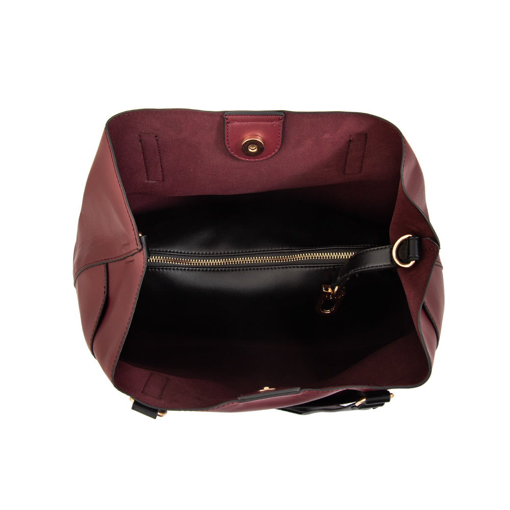 Cartera Dos Asas Siberia Burdeo