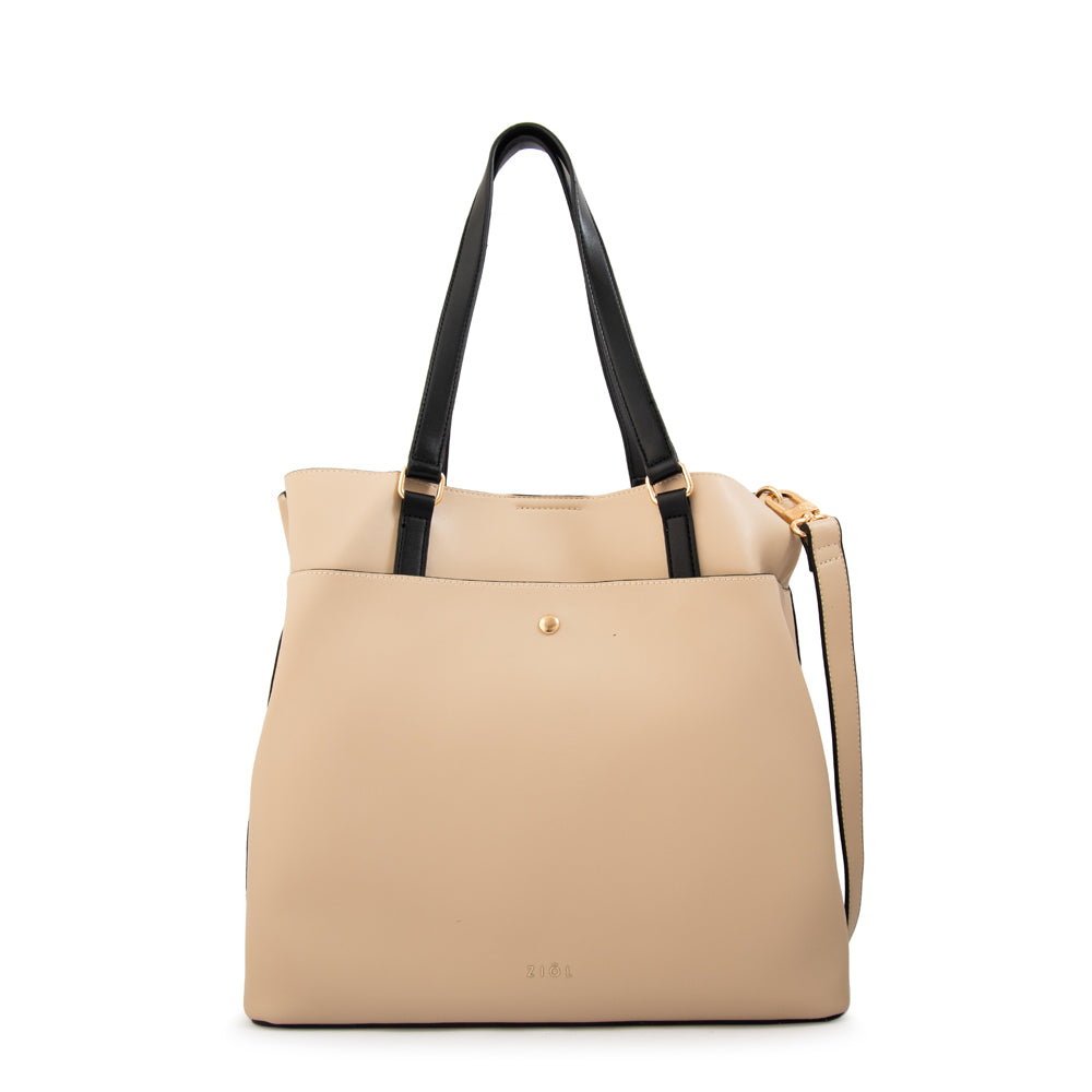 Cartera Dos Asas Siberia Blanco Crudo