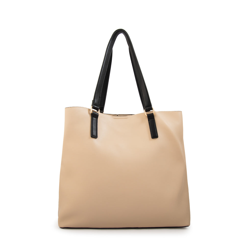 Cartera Dos Asas Siberia Blanco Crudo