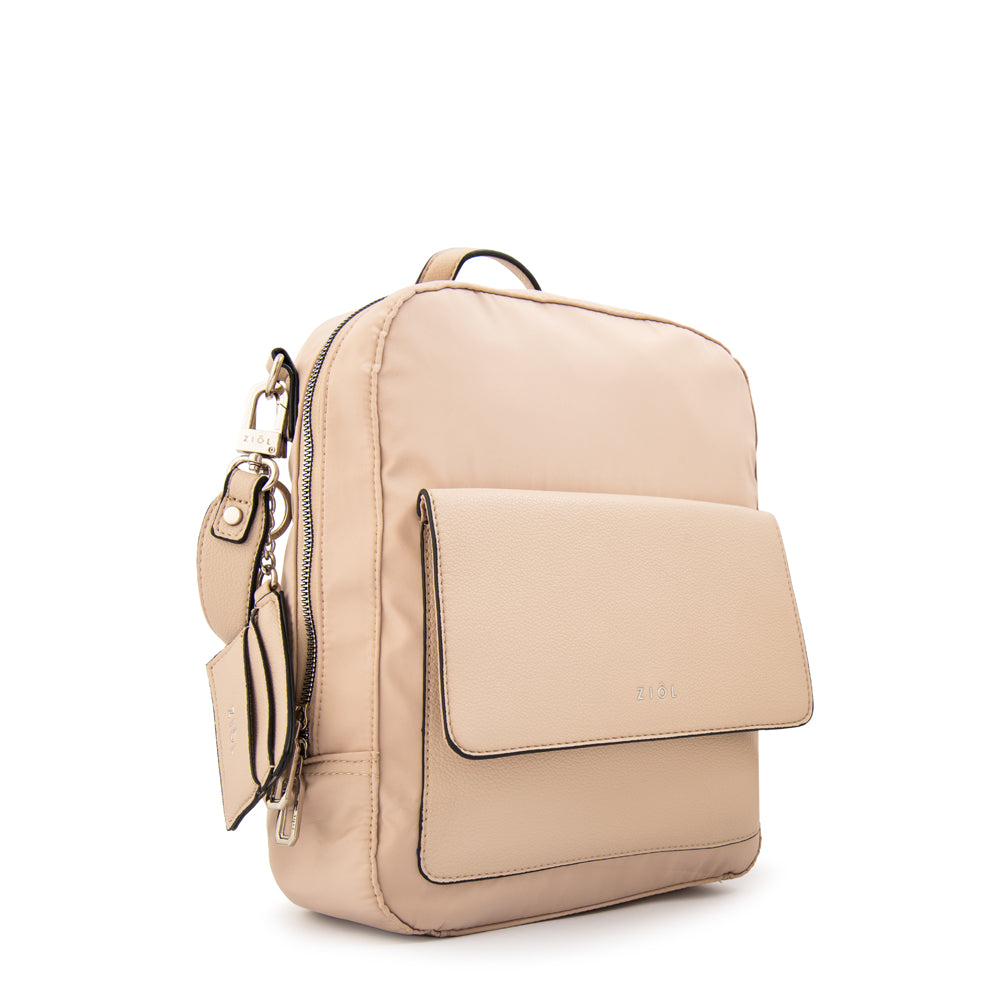 Mochila Michelle Nylon Beige