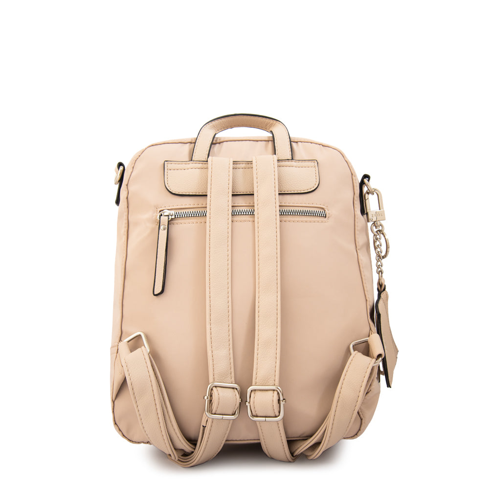 Mochila Michelle Nylon Beige