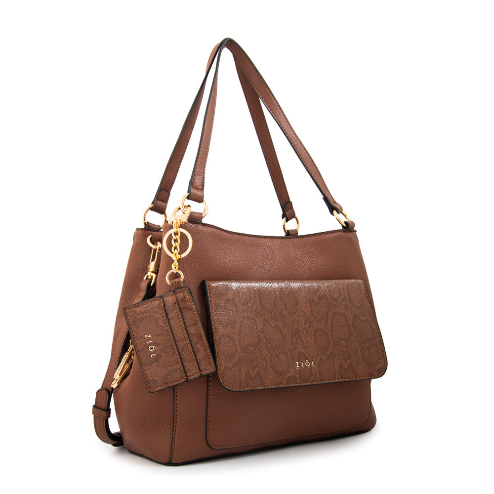 Cartera Dos Asas Michelle Café