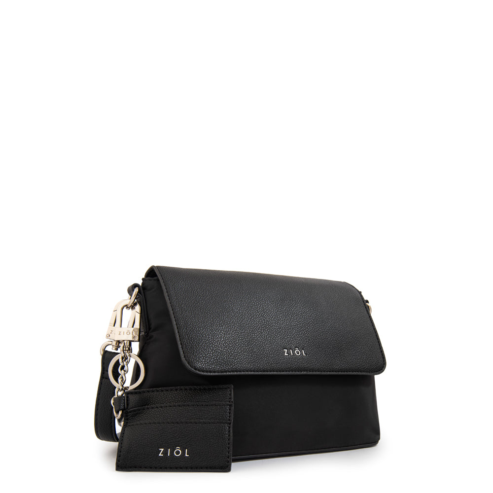 Crossbody Michelle Nylon Negro
