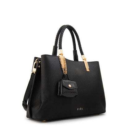 Cartera Dos Asas Bambina Negro