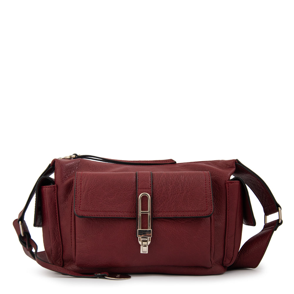 Crossbody Monserrat Rojo Oscuro
