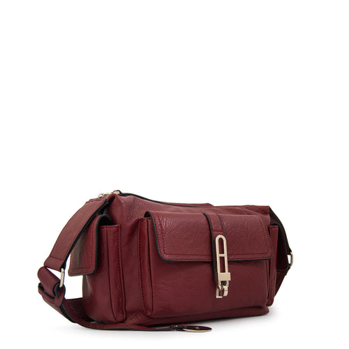 Crossbody Monserrat Rojo Oscuro