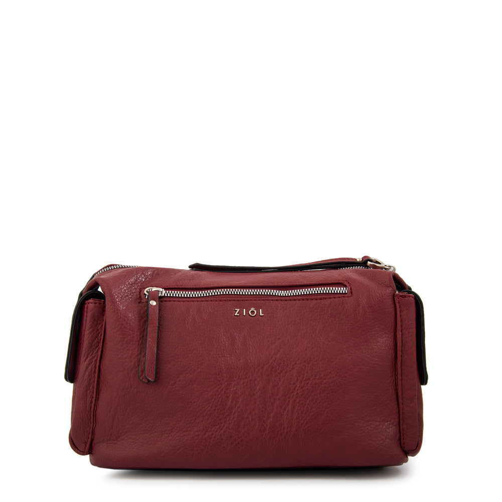 Crossbody Monserrat Rojo Oscuro