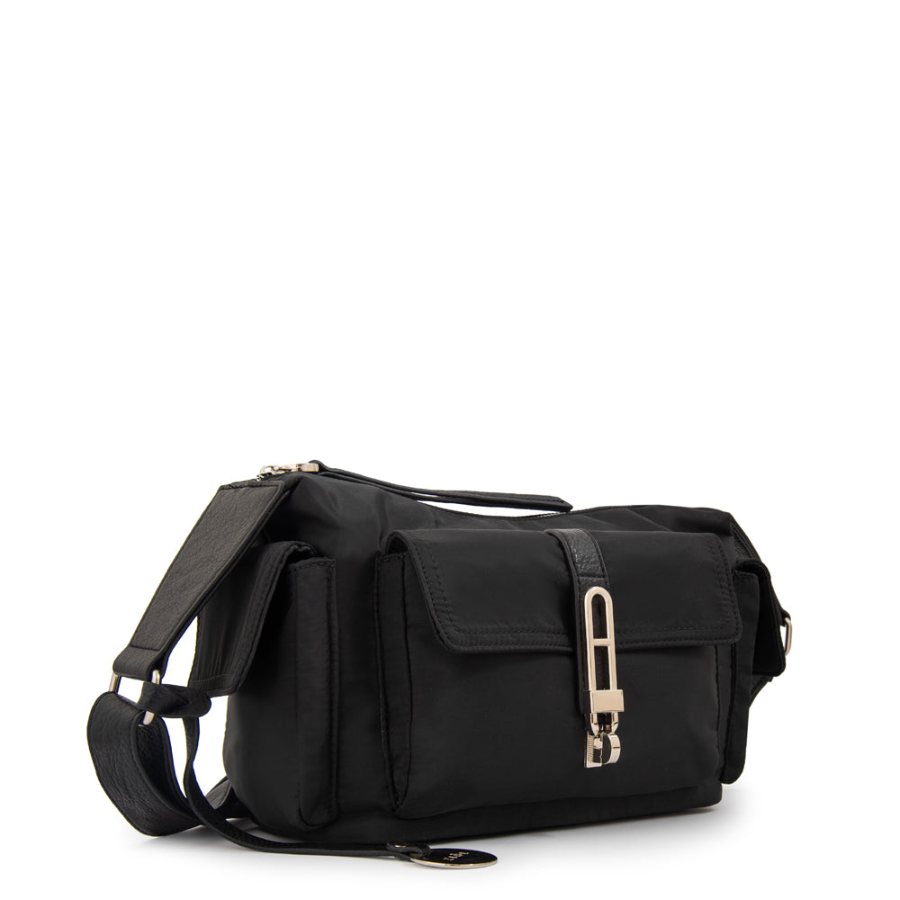 Crossbody Monserrat Nylon Negro