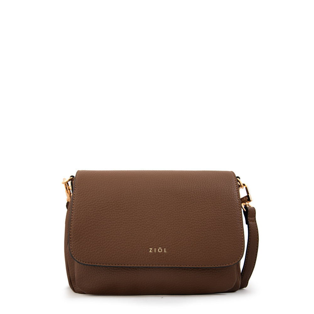 Crossbody Gwen Café Oscuro