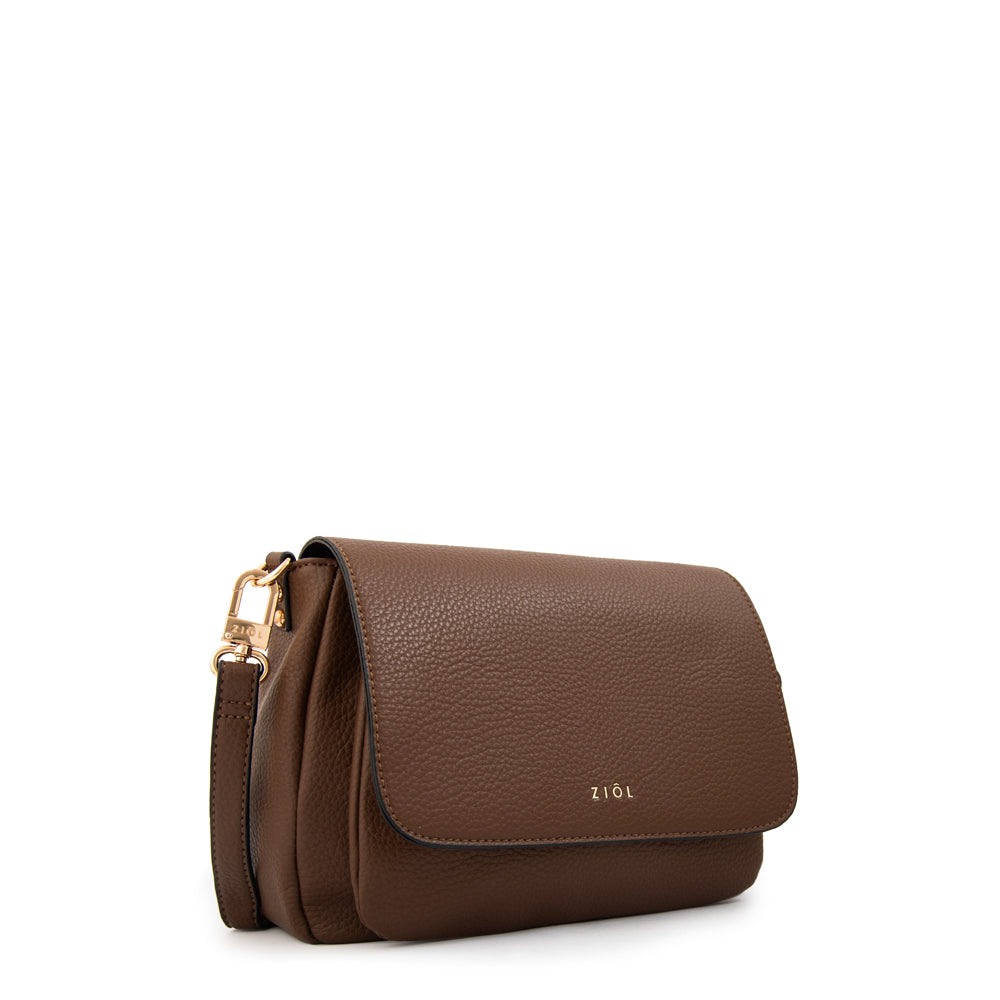 Crossbody Gwen Café Oscuro