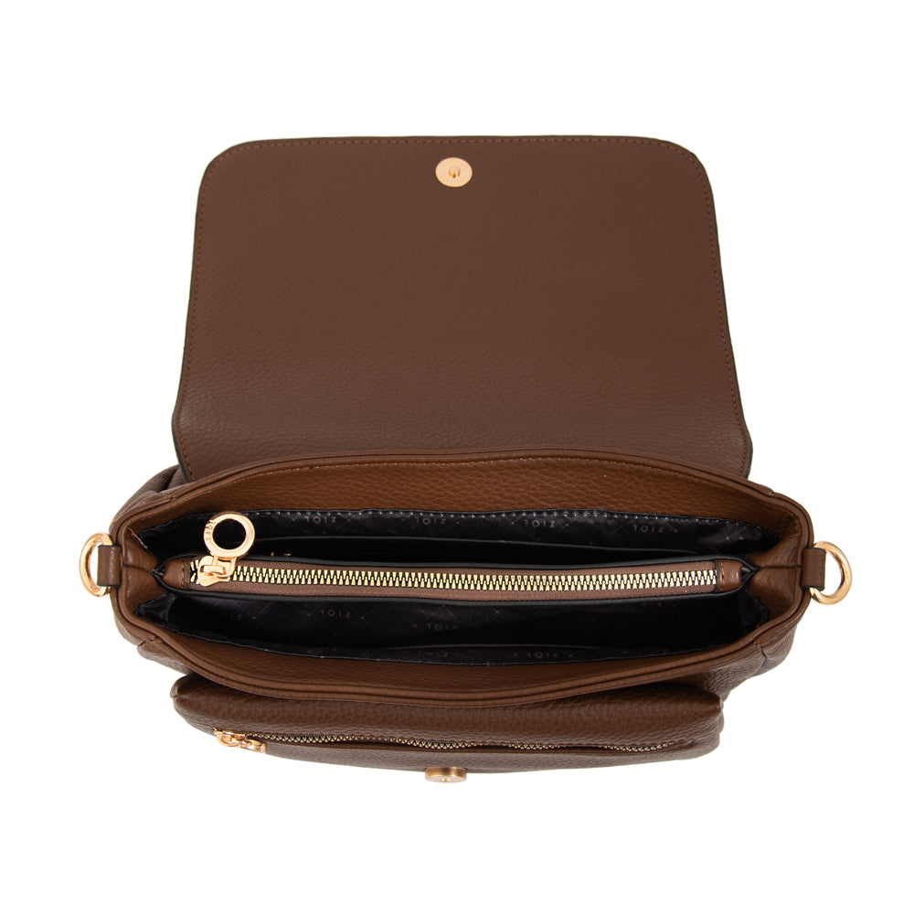 Crossbody Gwen Café Oscuro