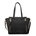 Cartera Dos Asas Penny Granulado Negro