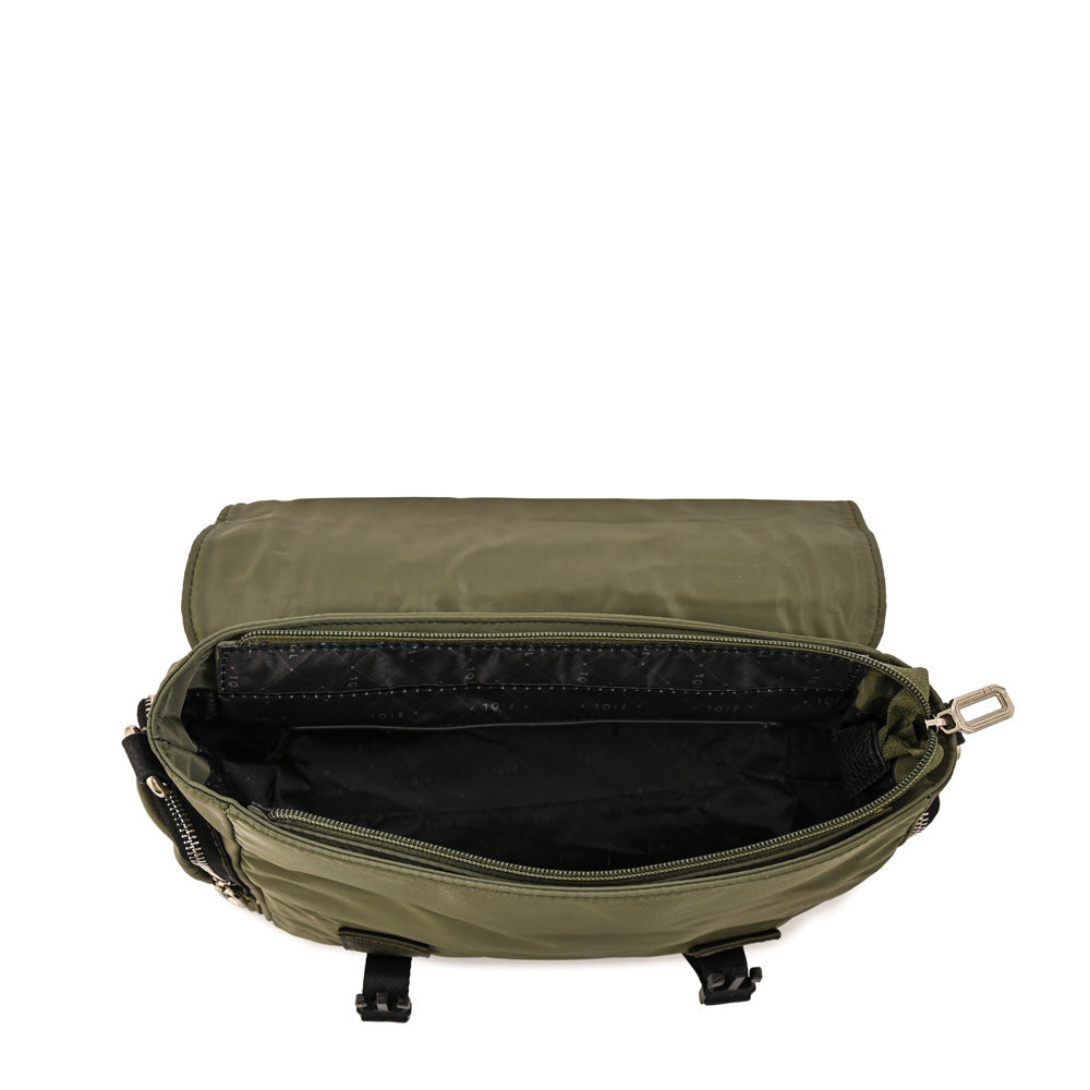 Crossbody Claudin Verde Oscuro