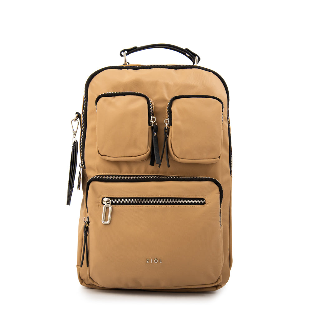 Mochila Porta Laptop Megan Beige