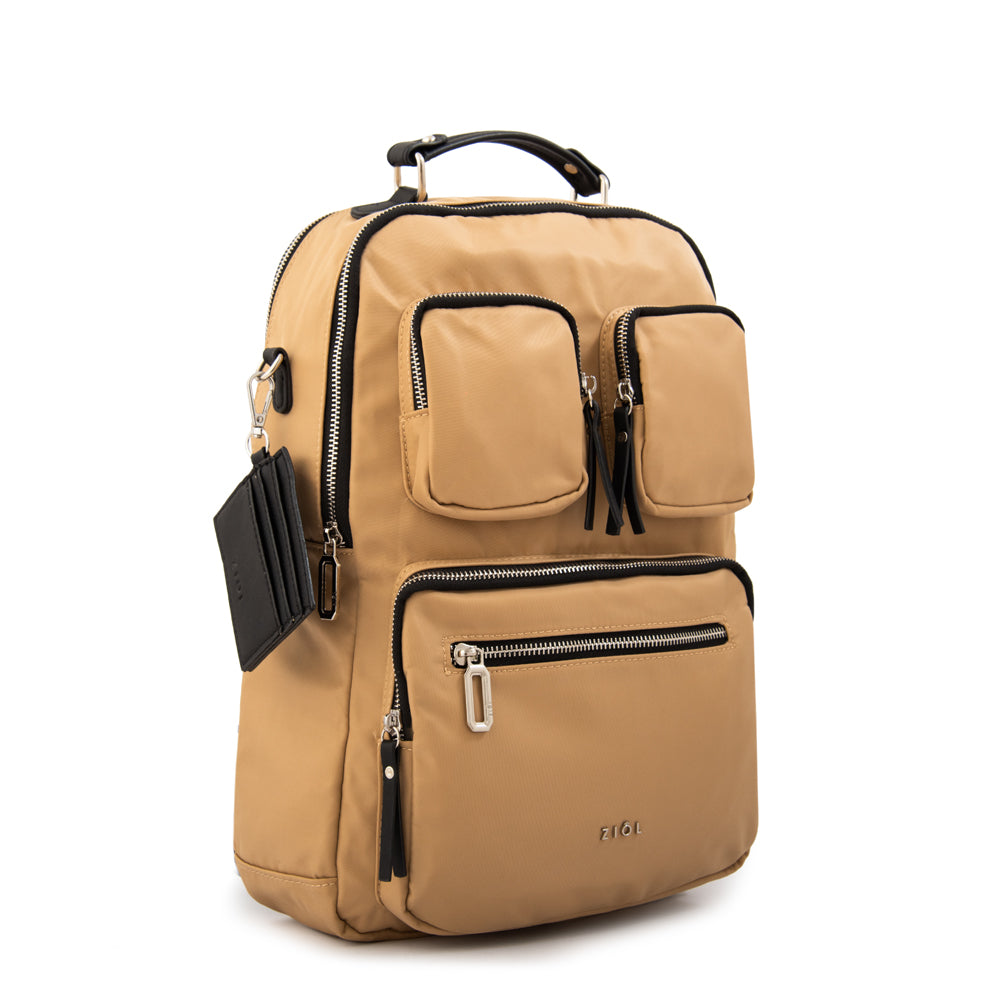 Mochila Porta Laptop Megan Beige