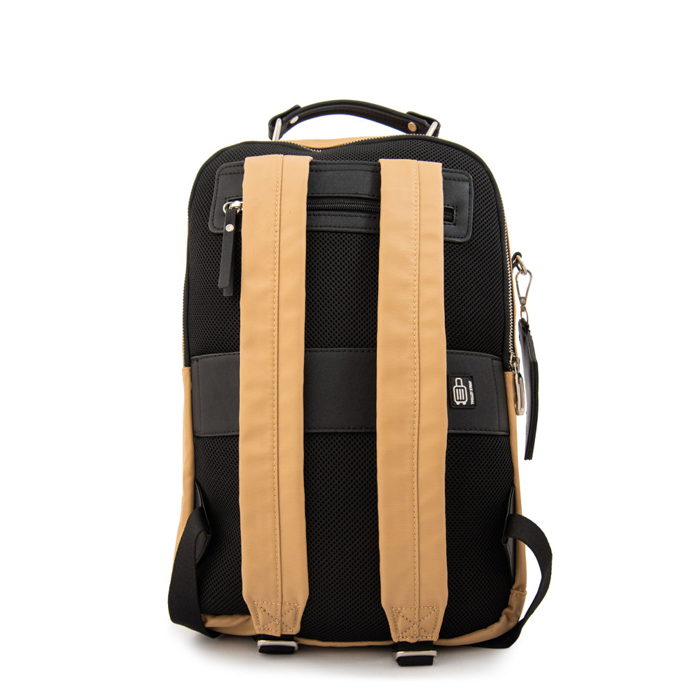 Mochila Porta Laptop Megan Beige