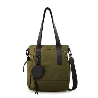 Cartera Dos Asas Kayla Verde Oscuro