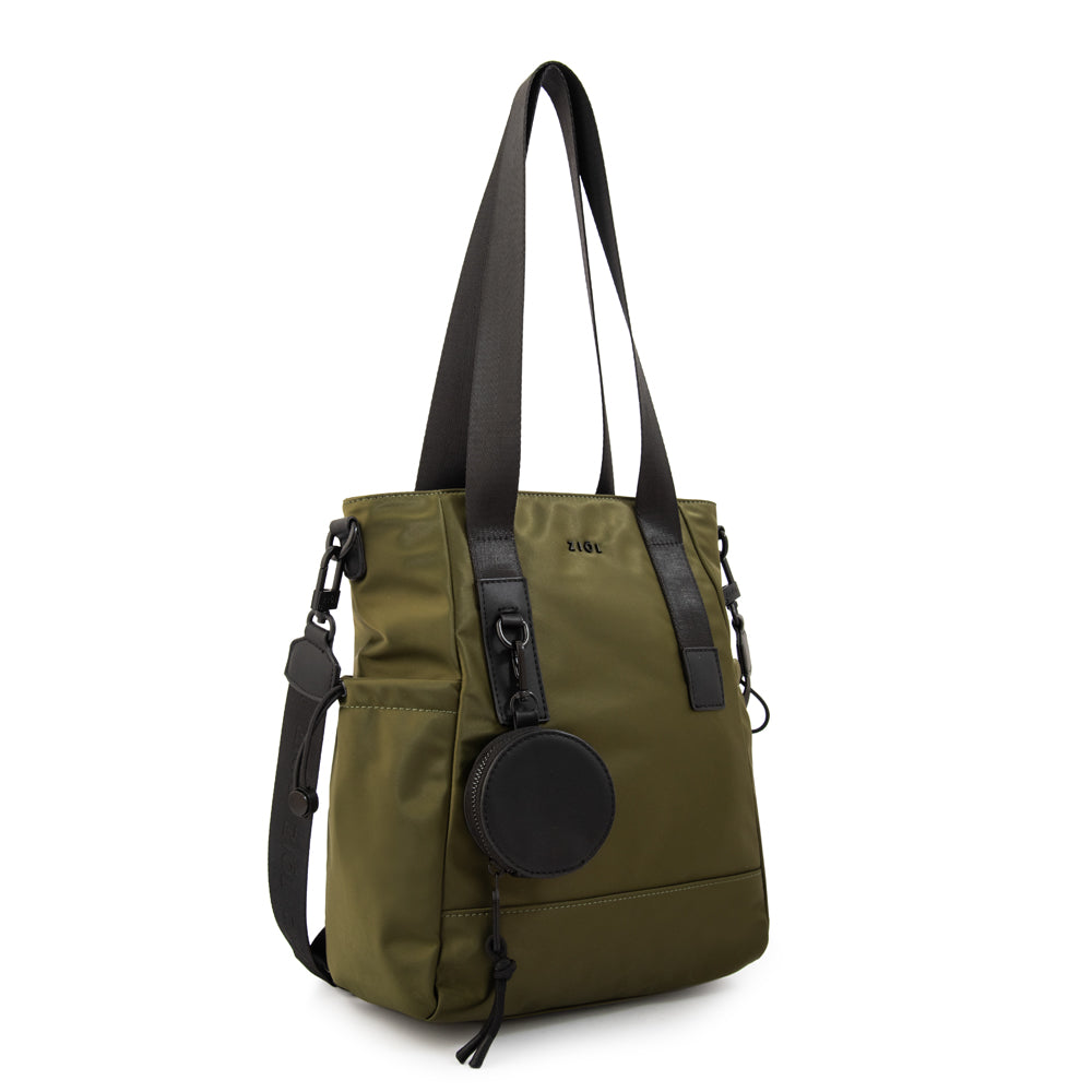 Cartera Dos Asas Kayla Verde Oscuro