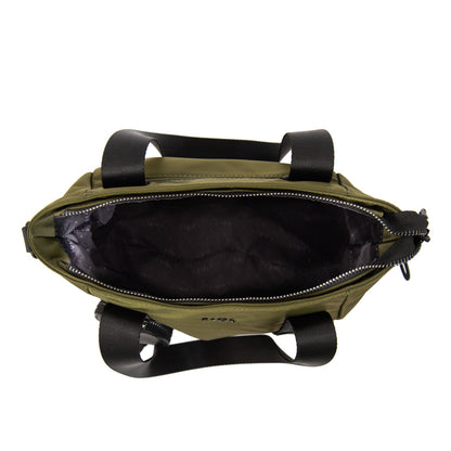 Cartera Dos Asas Kayla Verde Oscuro
