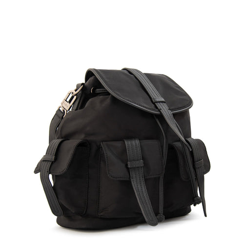 Mochila Ximena Nylon Negro
