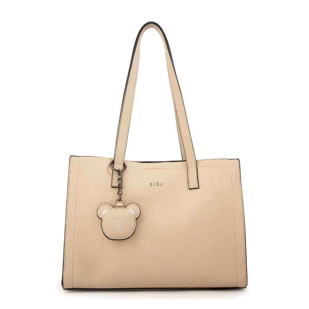 Cartera Dos Asas Florencia Blanco Crudo