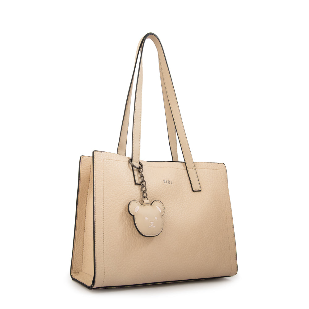 Cartera Dos Asas Florencia Blanco Crudo