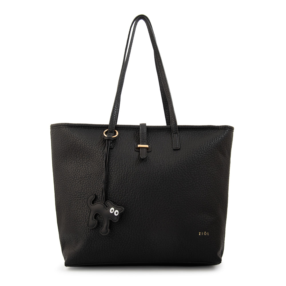 Cartera Dos Asas Bianca Negro